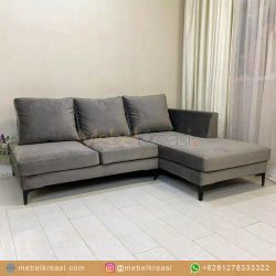 Sofa Sudut Daybed Cushion Bludru